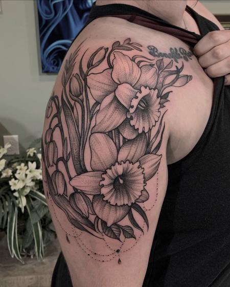 Tattoos - Daffodil Tattoo - 142173